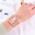 Womens Luxury Fashion Rose Bangle Bracelet Watch Women Dress Clock Female Lady Girls Wristwatch. 