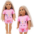 Pink Reborn Doll Clothes Shoes Suitcase Accessories Fit 18 Inch Girl American 43Cm Baby Newborn Doll Our Generation Girls Toys. 