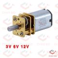 N20 400RPM DC 3v 6v 12v N20 Mini Micro Metal Gear Motor High Torque Gear DC Motor 400 RPM Electrical Circuitry & Parts.
