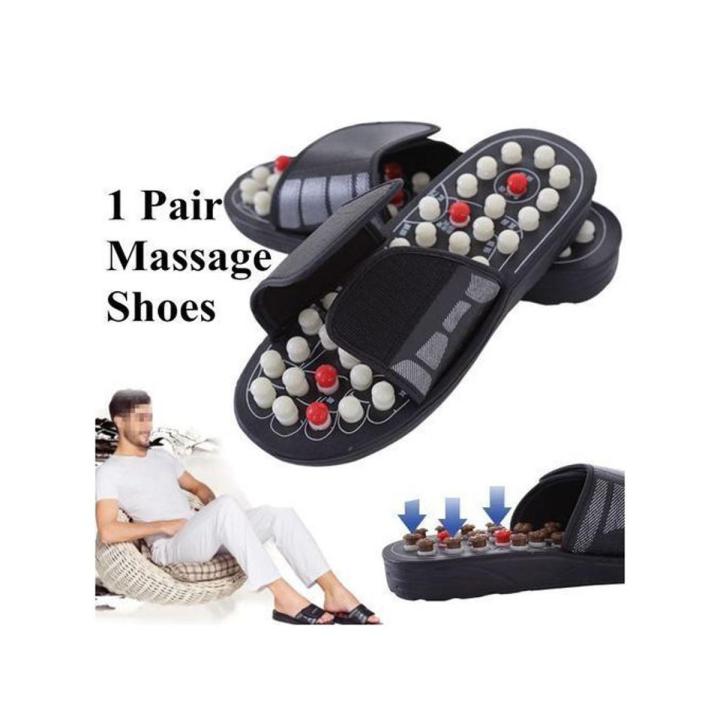 Foot Massage Slippers Reflexology Health Acupuncture Health Shoes Slipper Healthy Massager Pebble Feet