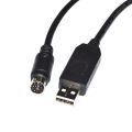 FTDI FT232RL USB TO MINI DIN 8 PIN MD8 MALE ADAPTER RS232 SERIAL COMMUNICATION CABLE FOR YAMAHA MUSIC SEQUENCER HOST PORT TO PC.
