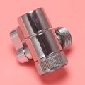 3X Faucet Valve Diverter Sink Valve Water Tap Faucet Splitter Adapter Home Bathroom Kitchen Diverter. 