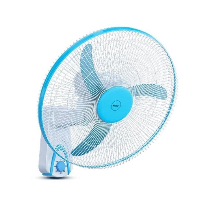 CLICK Wall Fan 18" Blue 90 Degree Oscillation