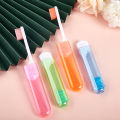 Travel Portable Folding Toothbrush Super Soft Bristle Toothbrush Travel Camping Hiking Outdoor Easy To Take Teethbrush. 