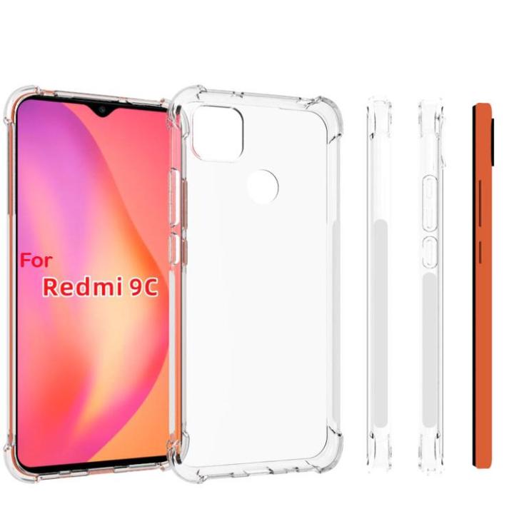 For Xiaomi Redmi 9C Clear Soft TPU Ultra-Thin Transparent Mobile Back Cover