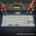 Full transparent crystal keycaps DIY customized mechanical keyboard keycaps universal keycaps 132 keys large full set of light transmission.
