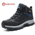 【selevn roind】 Brand Men Winter Snow Boots Waterproof Leather Sneakers Plush Warm High Top Men's Boots Outdoor Male Hiking Boot Shoe Size 39-47.