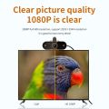 312 1080P HD USB 2.0 PC Desktop Camera Webcam with Mic, Cable Length: about 1.3m, Configuration:Regular.
