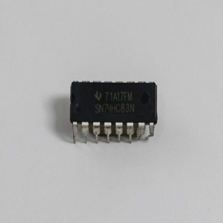 IC 7483 (4-Bit Binary Full Adder with Fast Carry)