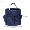 Large Picnic Basket Portable Market Basket Bag Leakproof Multi Pockets Toiletry Bag Foldable Picnic Hamper for Home Storage Outdoors Indoors.