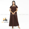 Solid Colour Cotton Maxi for Women. 