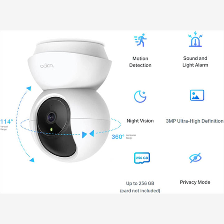 TP-Link%20Tapo%20C210%203MP%20PAN-TILT%20Home%20Security%20Wi-Fi%20IP%20Camera%20IR%20LED-UP%20to%2030FT%20with%20360%C2%BA%20horizontal%20range%20-%20Image%204