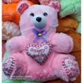 1 Feet Woolen Teddy Bear Soft Doll-Happy Birthday To You - Doll - Doll. 