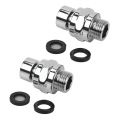 Brass Chrome Ball Joint Shower Arm Head Angle Adjustable Adapter.