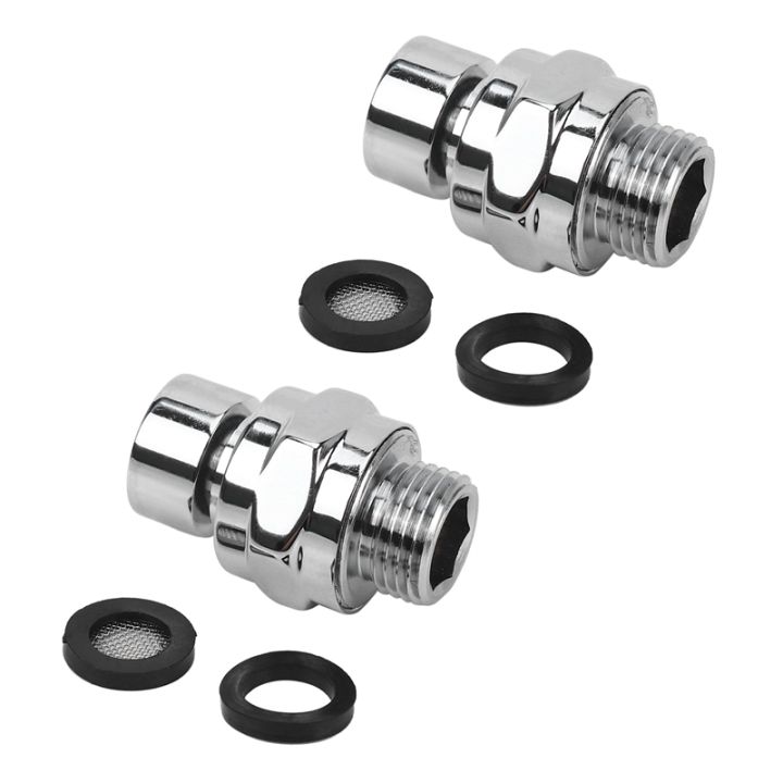 Brass%20Chrome%20Ball%20Joint%20Shower%20Arm%20Head%20Angle%20Adjustable%20Adapter%20-%20Image%203