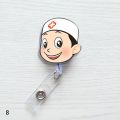 Fashion Clip Stationery ID Name Card Retractable Lanyards Mini Badge Holder.