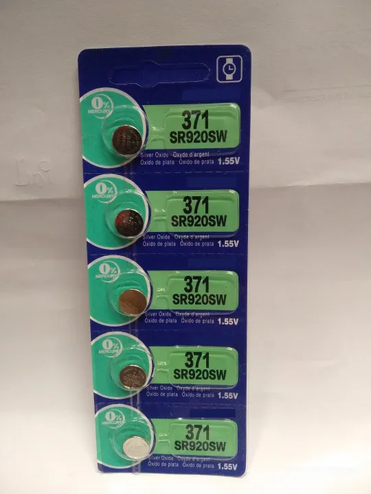 371/SR920SW%20Silver%20Oxide%20Button%20Cell%20Watch%20Battery%20-%205%20Piece%20-%20Image%203