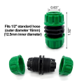6Pcs Hose Repair Connector Extender for Join 1/2 Inch Garden Hose Pipe Connection Garden Hose Joiner. 