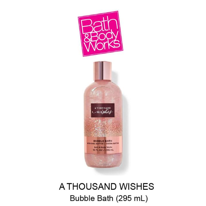 Original_USA made A thousand Wishes Bubble Bath 295 ml by Bath & Body Works