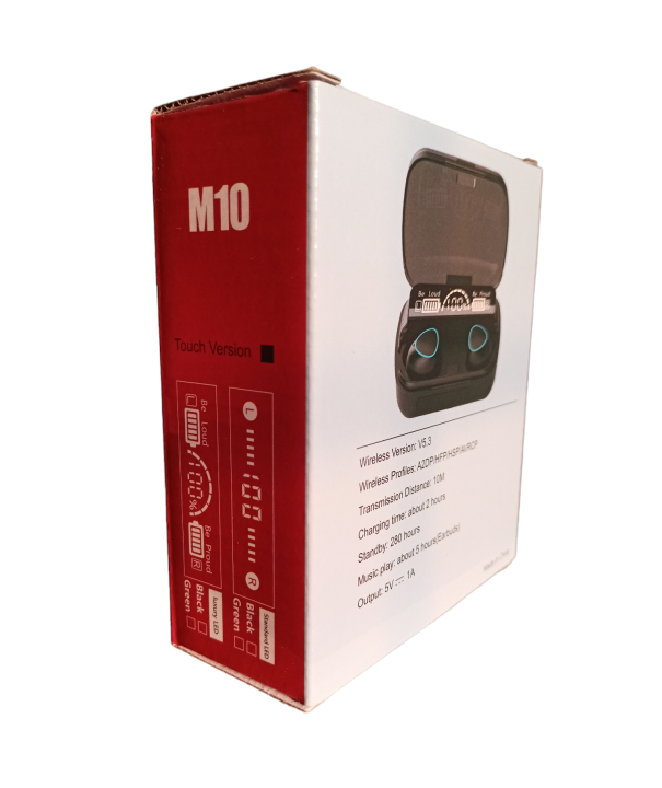 Damix%20M10%20TWS%20Wireless%20Bluetooth%20V5.3%20Earphones%20Gaming%20sports%20earbuds%20Noice%20cancelling%20ANC%20with%20charging%20case%20Box%20Digital%20indicator%20true%20wireless%20headset%20-%20Image%203