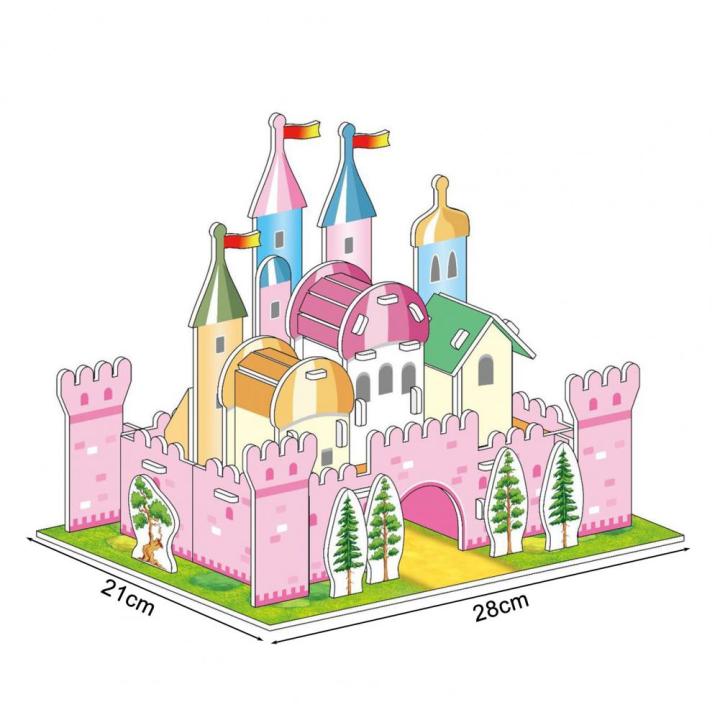 4Pcs/Set%20Puzzle%20Toy%20Fine%20Workmanship%20Concentration%20Capability%20Easy%20to%20Install%20Children%20House%203D%20Jigsaw%20Birthday%20Gift%20-%20Image%206
