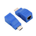 HDMI Signal TX Adapter, CAT 5e 6 Cables HDMI Extender Adapter for Home Use. 