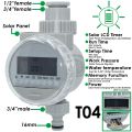 Garden Automatic Watering System Timer Rain Sensor Solar LCD Electronic Drip Irrigation Controller Greenhouse Irrigator. 