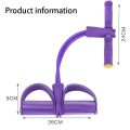 4 Resistance Bands Fitness Elastic Pull Ropes Exerciser Rower Belly Home Gym Sport Elastic Bands For Workout Fitness Equipment.