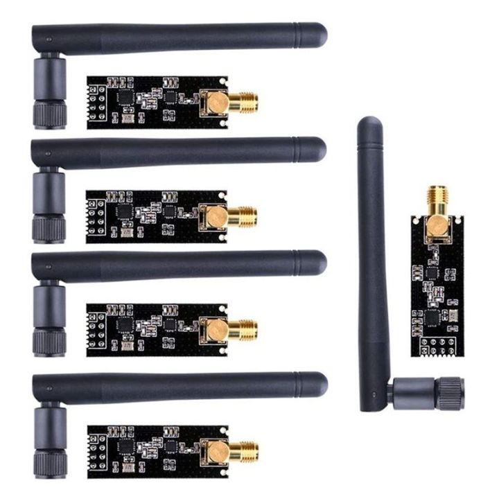 Transceiver Wi Fi Module NRF24L01+PA+ Wireless Transceiver Module with Antenna 1100-Meter Long ...