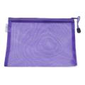 Zipper Pencile and Pen Box - Purple - pencil bag. 