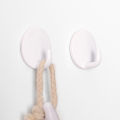 Japanese Komeki.46. Oval Hot Melt Hook Rough Wall Surface Specific Fire Sticky Hook Large Size. 2 Pack. 