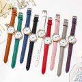 Women Luminous Watch Fashion Casual Leather Belt Watches Simple Ladies' Small Dial Quartz Clock.