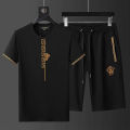 Black Cotton Combo T-Shirt & 2Quarter Pant For Man - T Shirt For Man - T Sirt. 