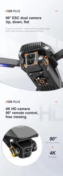 FLH%20F88%20EVO%20Remote%20Rotate%20Camera%20Duel%20Battery%20Drone%20-%20Image%204