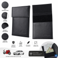 Bike Document Holder Bag Made with Authentic Leather Water Resistant for Bike & Car-1 Piece.