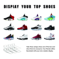 12 Pack Acrylic Floating Sneaker Shelves Clear Shoe Display Stand Room Decor for Display Collectible Shoe&Sneaker.