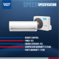 Midea Inverter 1 Ton Ac Split Type Air Conditioner 10 Year Compressor Official Warranty. 