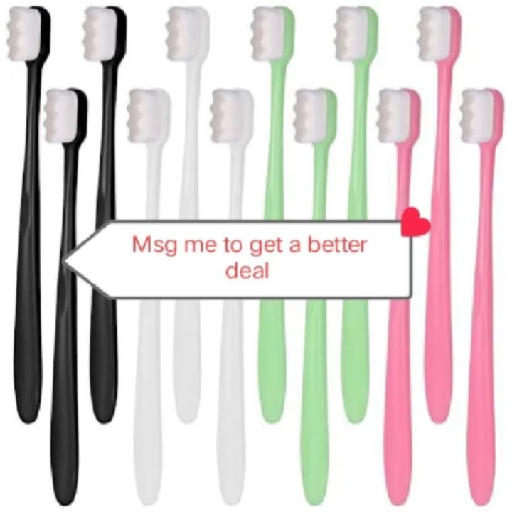 1pic Microbristle Toothbrush in poly bag