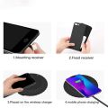 Qi Wireless Charger Receiver Support Micro USB Type C Fast Wireless Charging Adapter For iPhone Android Wireless Charge Pad dock.