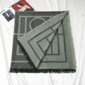 Sweden Brand TOT Stripe Simple Design Cashmere Woven Shawl Fashion Luxury Women Pashmina Scarves. 