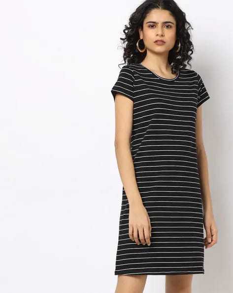 Teens Yarn Dye Fashionable Long Tops