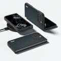 ABEEL Leather Elegant Black Edge Phone Case For Google Pixel 9 Pro Fold.