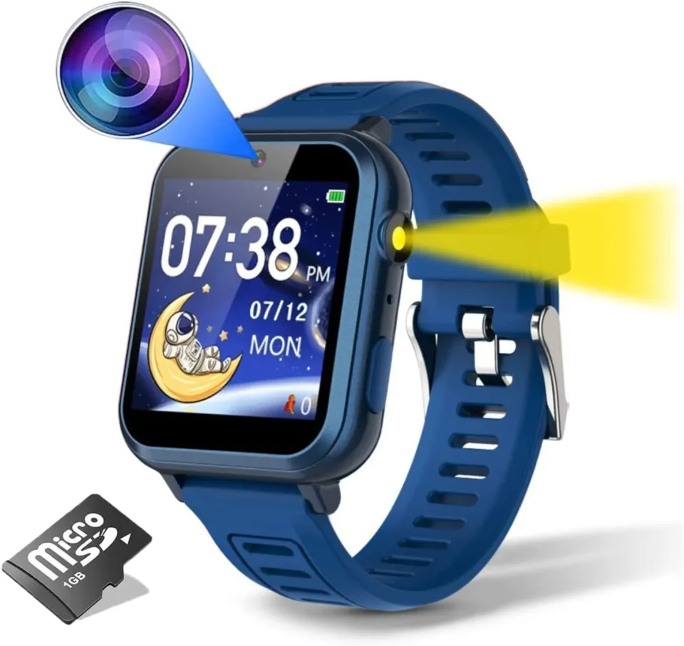 kids watch smartwatch with 24 game alarm music player video and