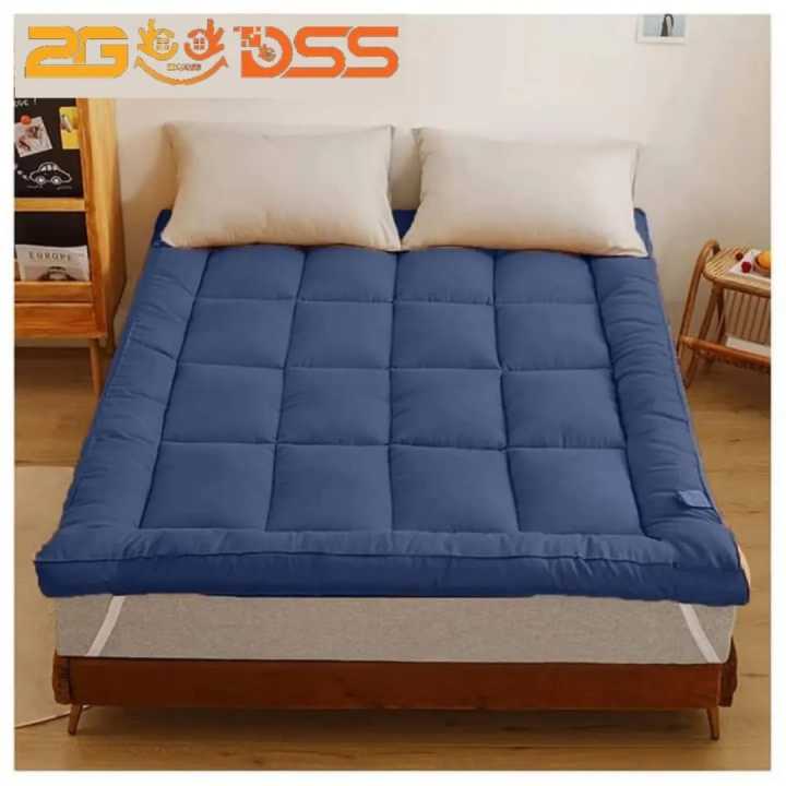 Mattress%20Topper%20Soft%20Additional%20Bedding%20Pad%20Corner%20Strap%20-%20Image%202