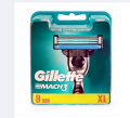 Gillette Mach3 8 PCs Cartridge Blade Germany+poland. 