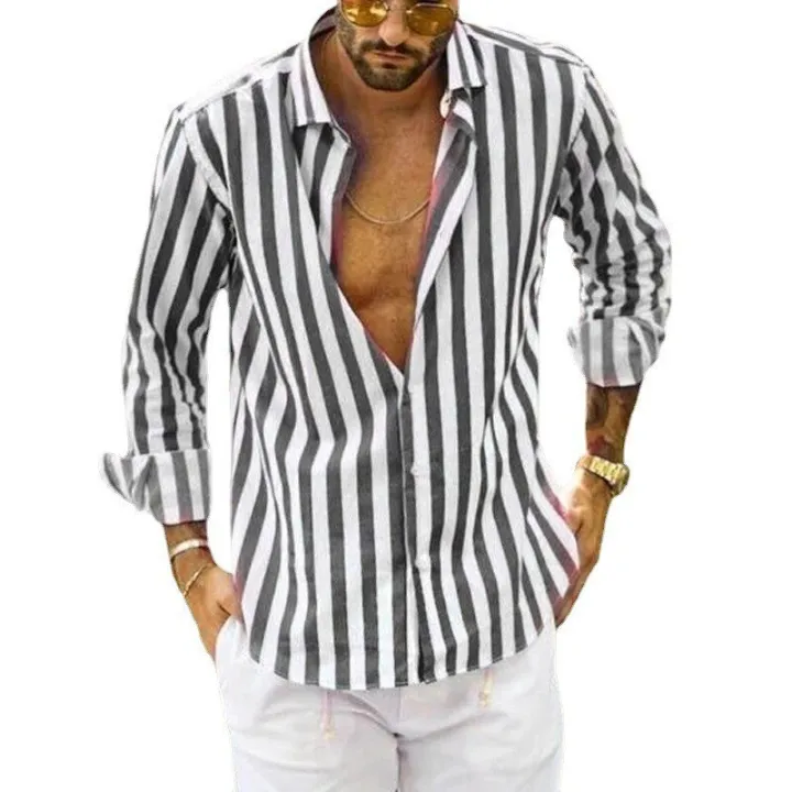 Men's%20Casual%20Blouse%20Shirt%20Stripe%20Printing%20Loose%20Tops%20Long%20Sleeve%20Tee%20Shirt%20Spring%20Autumn%20Casual%20Handsome%20Men's%20Shirts%202023%20New%20-%20Image%204