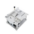 KOGEEK 150W Multi-Functional Table Saw Mini Desktop Saw Cutter Electric Cutting Machine with Saw Blade Adjustable-Speed Angle Adjustment 40MM Cutting Depth for Wood Plastic Acrylic Cutting.