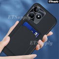 Wallet Phone Case for Realme Note 50 Liquid Silicone Protection Soft Silicone Realme Note 50 Back Card Case Convenient. 