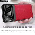 Biruiqu For Xiaomi Poco M3 Pro 5G Poco M3 Pro 5G Pocophone M3 Pro 5G Hybrid Soft TPU Leather Tempered Glass Shockproof Case Cover. 