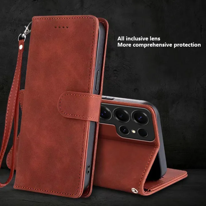 Tokifu%20For%20Samsung%20Galaxy%20S25%20S25+%20S25%20Ultra%20New%20Business%20Minimalist%20Flip%20Style%20Leather%20Anti%20Fall%20Protective%20Back%20Cover%20-%20Image%204